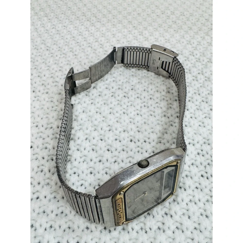 Vintage Seiko H249-5070 Ana-Digi Alarm Chronograph Quartz Watch Parts Repair